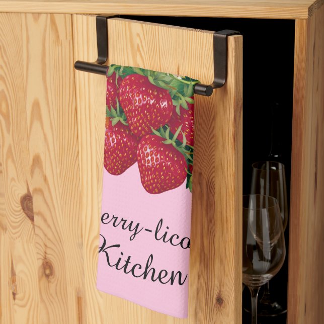 Paño De Cocina Berry-licous  (Pliegue de tercios)