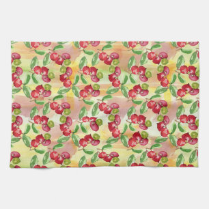 Paño De Cocina Berry salvaje acuarela