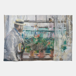 Paño De Cocina Berthe Morisot - Eugene Manet en la Isla de Wight