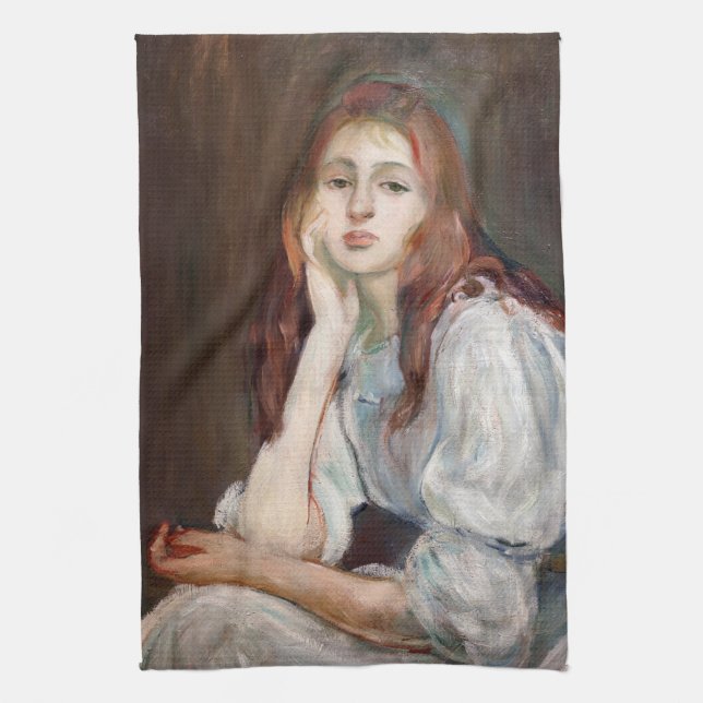 Paño De Cocina Berthe Morisot - Julie Daydreaming (Vertical)