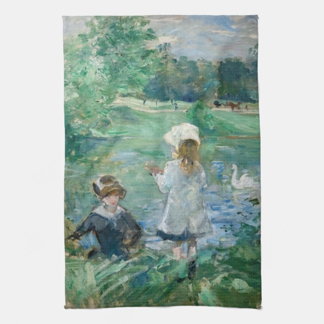 Paño De Cocina Berthe Morisot - Junto a un lago (Vertical)
