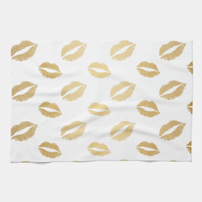 Paño De Cocina Besos Brillantes (Horizontal)