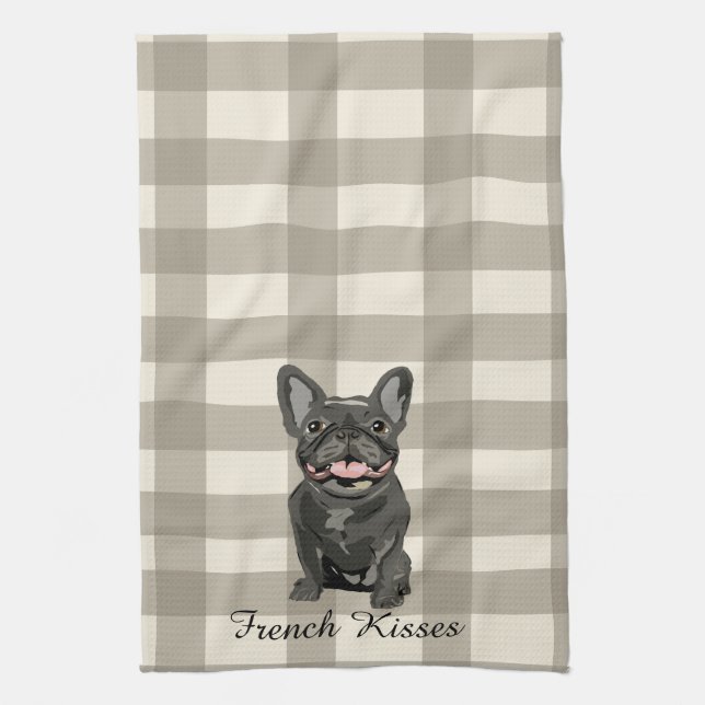 Paño De Cocina Besos Franceses (Vertical)