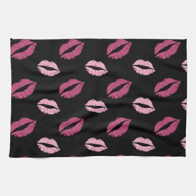 Paño De Cocina Besos Rosados (Horizontal)