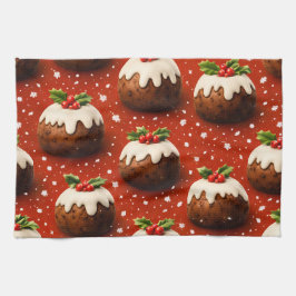 Paño De Cocina Best of Christmas pudding holiday tea towel