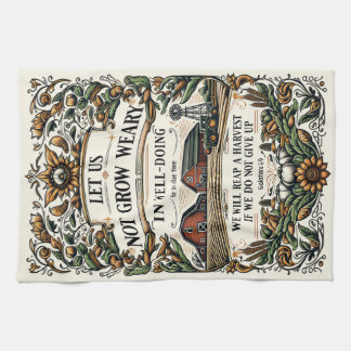 Paño De Cocina Bible Verse Christian Encouragement Tea Towel