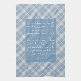 Paño De Cocina Biblia personalizable Verse Isaiah 41:10, 13