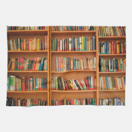 Paño De Cocina Biblioteca de libros Librería Lectura de Bookworm