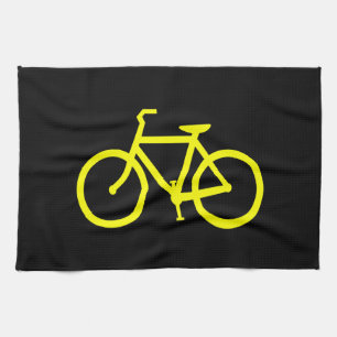 Paño De Cocina Bicicleta amarilla