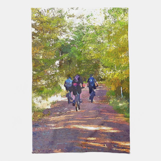 PAÑO DE COCINA BICICLETA DE MONTAÑA (Vertical)