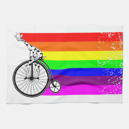 Paño De Cocina Bicicleta del orgullo gay
