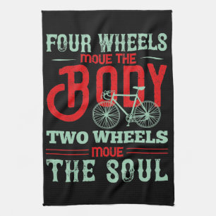 Paño De Cocina Bicicleta - Dos ruedas mueven el alma