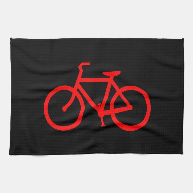 Paño De Cocina Bicicleta roja (Horizontal)