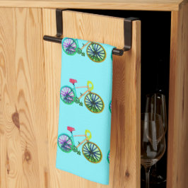 Paño De Cocina Bicicletas de colores Ciclismo Azul 4Brent