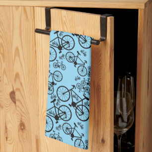 Paño De Cocina Bicicletas grandes y pequeñas