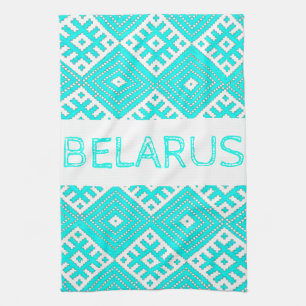 Paño De Cocina Bielorrusia Б е л а р с htémoc turquesa