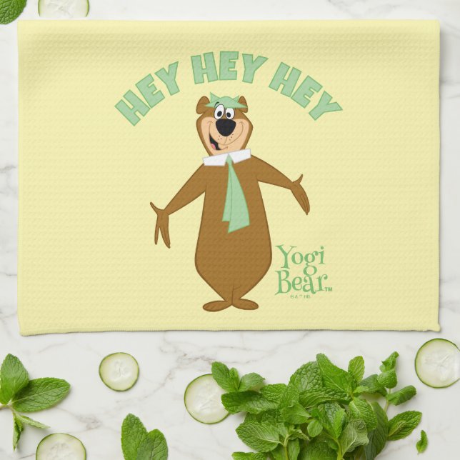 Paño De Cocina Bienvenida del oso Yogi (Doblado)
