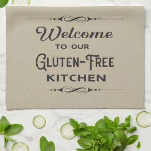 Paño De Cocina Bienvenidos a nuestra cocina sin gluten