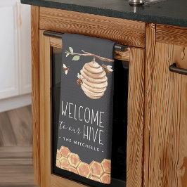 Paño De Cocina Bienvenidos a nuestra colmena personalizada