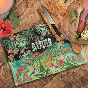 Paño De Cocina Bienvenidos a Paradise Tropical Hawaiian