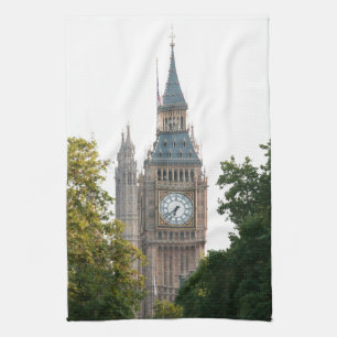 Paño De Cocina Big Ben London Inglaterra