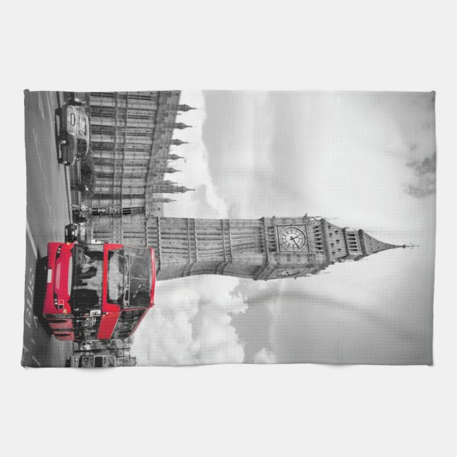 Paño De Cocina Big Ben Londres (Horizontal)