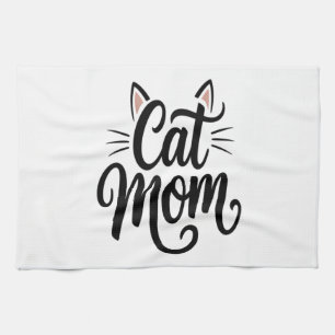 Paño De Cocina Bigotes y Orejas de Mamá Gata