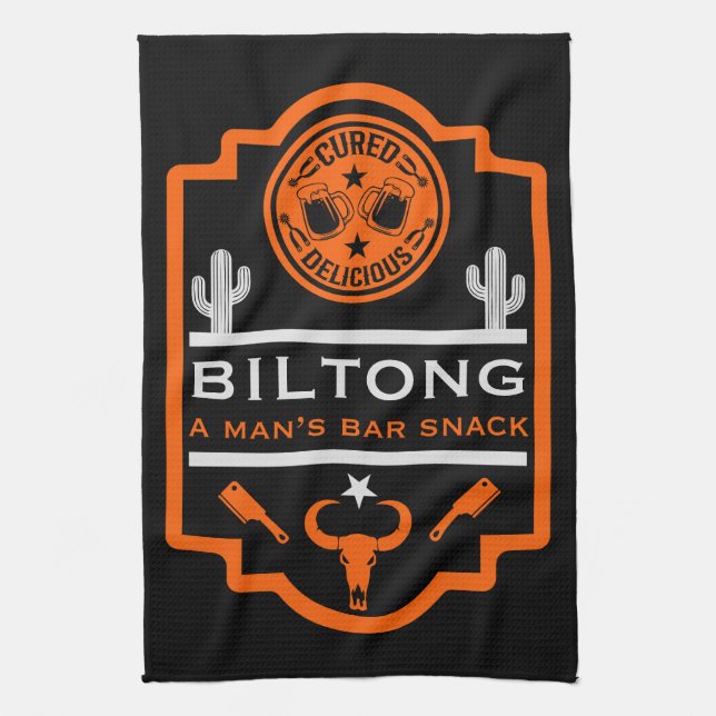 Paño De Cocina Biltong Y Cerveza (Vertical)