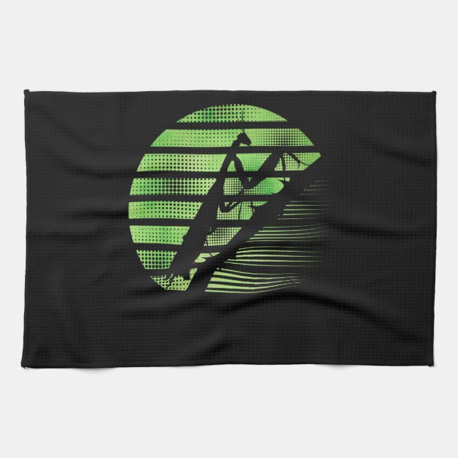Paño De Cocina Biólogo Retro Praying Mantis (Horizontal)