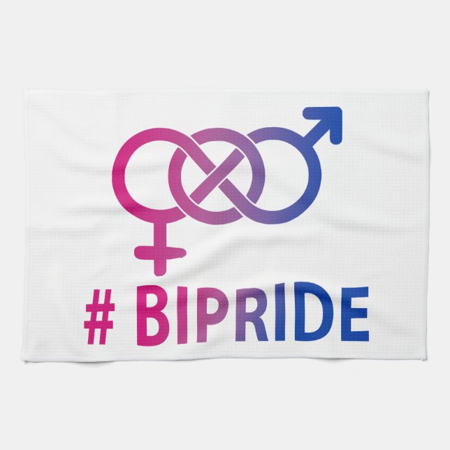 Paño De Cocina #Bipride Bisexual Pride  (Horizontal)
