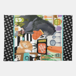 Paño De Cocina BITCHEN KITCHEN cute dog cooking