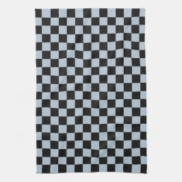 Paño De Cocina Black ice checkered pattern