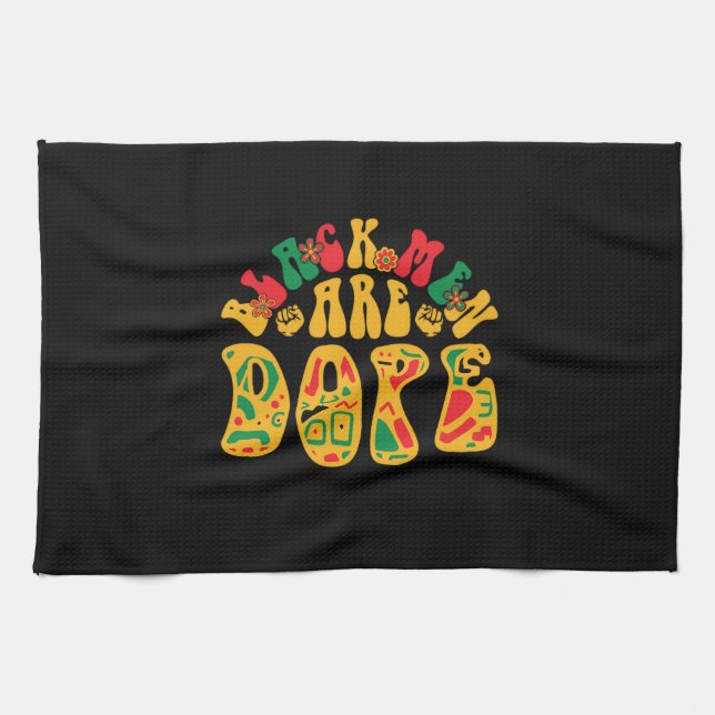 Paño De Cocina black_men_are_dope_02 (Horizontal)