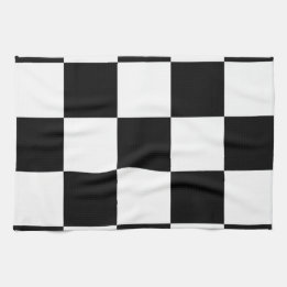 Paño De Cocina Blanco y negro