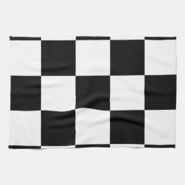 Paño De Cocina Blanco y negro  