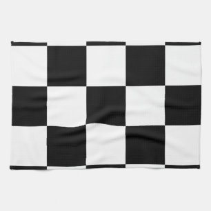 Paño De Cocina Blanco y negro  