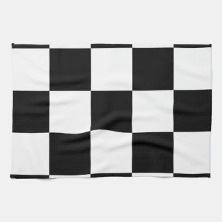 Paño De Cocina Blanco y negro