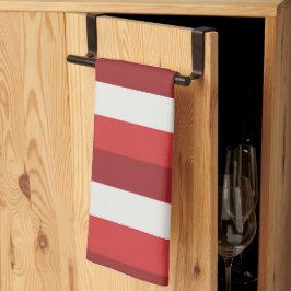 Paño De Cocina Blanco y rojo