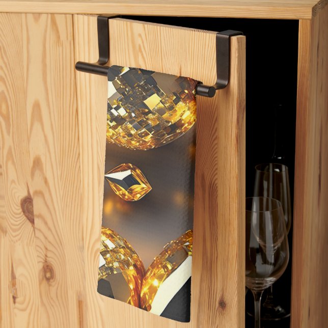 Paño De Cocina ¡Blink! Hermosas joyas de caos en oro (Pliegue de tercios)