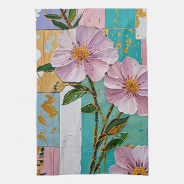 Paño De Cocina Bloc de notas con iluminación floral