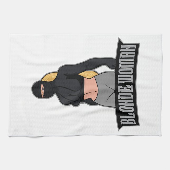 Paño De Cocina Blonde Woman Tea Towel (Horizontal)