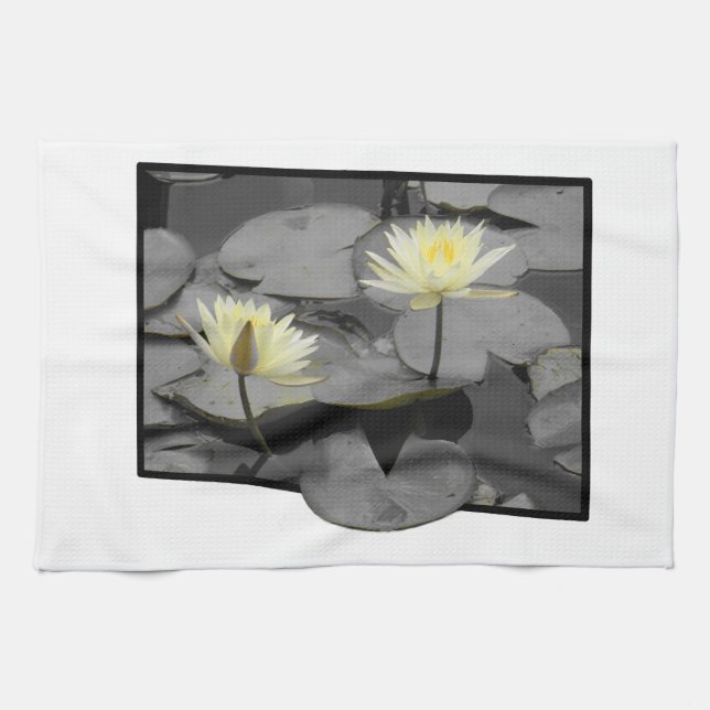 Paño De Cocina Bloom más allá del marco (Horizontal)