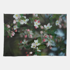 Paño De Cocina Blooming apple tree, moody spring
