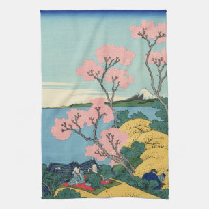 Paño De Cocina Bloque de madera japonés: Fuji de Gotenyama