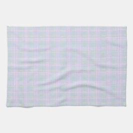 Paño De Cocina  Blue Aqua Praire Plaid