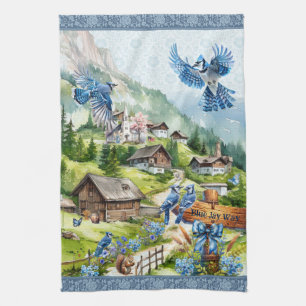 Paño De Cocina Blue Jay Way Bluejays en Heavenly Mountain Village