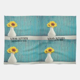 Paño De Cocina Blue Wood Daisy