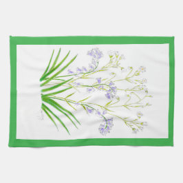 Paño De Cocina Bluebells and Stitchwort tea towel