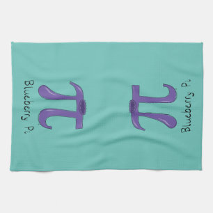 Paño De Cocina Blueberry Pi Cute Math Pie Cocina