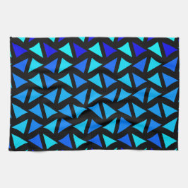 Paño De Cocina Blues del patrón abstracto